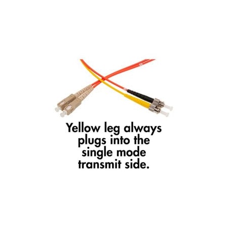 Cable Wholesale Mode Conditioning Cable ST / SC, OM2 Multimode, 50/125, 2 meter STSC-12002